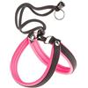 Ferplast Pettorina ergonomica per cani AGILA FLUO 2, Ottima vestibilità, Pratica Chiusura con laccetto, Soffice imbottitura, A=B 32÷50 cm 15 mm Fucsia