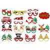 KAHEIGN 14 Stili Cornici per Occhiali da Festa di Natale Occhiali da Vista per Decorazioni Natalizie Cornice per Occhiali Costume di Natale per Le Bomboniere