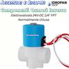 Ricambio Osmosi Inversa Elettrovalvola 24V DC 1/4 FPT, Normalmente Chiusa, Compatta e Affidabile per Impianti Acqua.