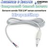 Ricambio Osmosi inversa, Sensore TDS 1/4 , Acciaio Inossidabile, 120 cm, 4 Fili, Senza Connettore