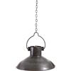 Biscottini Lampadario Industriale Non elettrificato 36x36x20 cm | Lampadario Vintage Industriale in Ferro | Lampadario Cucina a Sospensione Stile Industriale