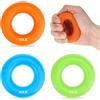 Jinsion 3 Pezzi Allenamento Mani, Hand Grip, Molla Avambraccio Pallina Antistress Palline Antistress Terapeutiche Rafforzatore della Presa della Mano, 30/40/50LB