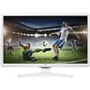 LG 28TK41 Monitor TV 28 LED HD, DVB/T2/S2 0V-WZ, Ottimo per Camera da Letto, Bianco