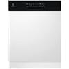 Electrolux lavastoviglie 60cm 13c 44db e integrabile con fascia nera KEAC7200IK