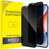 JETech Privacy Pellicola Protettiva Copertura Totale per iPhone 14 Plus 6,7 Pollici, Completa Vetro Temperato Film Anti-Spy, Compatibile con Cover, Pacco da 2