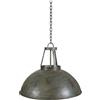 Biscottini Lampadario industriale non elettrificato 45x45x40 cm | Lampadario vintage industriale in ferro | Lampadario cucina a sospensione stile industriale