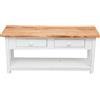 Biscottini Mobile tv legno massello 111x42x52 cm | Mobile porta tv soggiorno e camera da letto | Mobile per tv con ante e cassetti