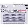 Ardell 3D Faux Mink Individuals Long ciuffi di ciglia finte 60 pz Tonalità black