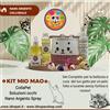 Kit Mio Mao Set completo per la bellezza e cura del tuo gatto per un pelo folto e lucente senza forfora e rossori