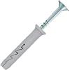 Keple M8 Tasselli a Battere, Fissaggio a Percussione, Tassello 8x100mm con Chiodo Vite 4.9x105mm Tassello a Battuta, Vite a Chiodo Premontata per Muratura Calcestruzzo, Pietra, Mattone, Blocco (100 pezzi)