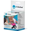 K-Active nastro Kinesiologico classico ROSA, idrorepellente e anallergico, 50 mm x 5 m, confezione da 1
