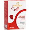 OMEGOR® Krill - Integratore alimentare con olio di krill super concentrato in Omega-3, Colina e Astaxantina - 260 mg di EPA e DHA - Senza ritorno di gusto - Facile da deglutire