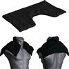 Giraffenland Cuscino termico cervicale XL per collo, spalle e schiena - Cuscino termico con semi di uva - nero -