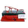 VENICE EYEWEAR OCCHIALI New Model 2021 Occhiali da Lettura UNISEX Anti Luce Blu Uomo e Donna Computer Glasses Professional Venice Visione Chiara - Moda Comodo - diversi colori (Rossa, 1.00)