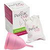 PelviK® Cup - Coppetta mestruale - Certificata FDA, morbida, rispetta il tuo Pavimento pelvico - scelta da ostetriche e medici (Small)