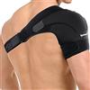 ipow Tutore spalla Supporto per spalla Fascia da spalla Leggero in Neoprene e Chiusure Regolabile per Protezione spalla Adatto per Spalla Sinistra o Destra, M