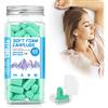 Vivibel [60 Paia] Tappi Orecchie Schiuma, Tappi Orecchie Rumore Riutilizzabili, Tappi per le Orecchie Protere Orecchie, Morbidi Tappi Orecchie per Dormire, Lavoro, Studia, Sonno Leggero(Blu)