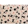 Giraffenland Cuscino con noccioli di ciliegia, Cuscino termico - Gatto Mimi, 30x20cm - Terapia caldo e freddo