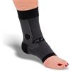 Orthosleeve, Cavigliera a Compressione Graduata AF7, 7 zone di compressione, Stabilizza la Caviglia, Previene le Cadute, Taglia M, Nero, Sinistro