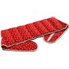 Giraffenland Cuscino termico con cintura, noccioli di ciliegia. Lunghezza totale: 135cm, cuore rosso. Fascia schiena, lombare e pancia - microonde, forno e frigorifero