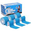 SUPERBE Nastro Kinesiologico (Confezione da 3 Rotoli), Taping Kinesiologico per attività Sportiva, Sollievo dal Dolore, Recupero e Fisioterapia, 5cm x 5m
