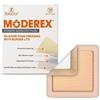 MODEREX Medicazione in schiuma di silicone Lite (Moderex Border Sensitive Plus) con bordo per ferite da leggere a moderate essudanti per pelli sensibili (7,5 x 7,5 cm x 10)