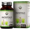Earth's Nurture EN Inositolo | 90 Myo Inositolo e Acido Folico Capsule - Inositol Integratore 1000mg Inositol con Acido Folico 200μg e Cromo 100μg per Dose | Non-OGM, Senza Glutine e Allergeni