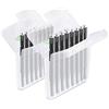 JB White 16x filtro per cerume per apparecchi acustici protezioni filtro di ricambio per cerume compatibile con Widex Nanocare | Oticon ProWax MiniFit | Phonak Cerustop Wax Guards | Resound (Ø 1,3mm)