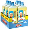 Mastro Lindo Detersivo Pavimenti Limone, Maxi Formato 6 Pezzi da 950 Ml, 5.7 L