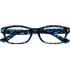 OPULIZE Blu Tartaruga Occhiali Da Lettura Uomo Donna Uvr010Bl +3,50-50 Gr