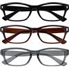 OPULIZE Nero Marrone Grigio Lettori Valore 3 Pacco Uomo Donna Rrr77-127 +2,50-88 Gr