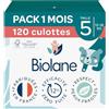 BIOLANE - Pannolini mutandine - Taglia 4 (8-15 kg) - Zero perdite per 12 ore - Confezione 1 mese - 126 Pannolini Pants - Made in France