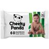 The Cheeky Panda Cheeky Panda Salviette Neonato Biodegradabili, 99% Acqua Purificata, 60 Unità (Confezione da 1), Realizzate in Bambù Sostenibile