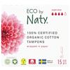 Eco By Naty, Assorbenti Interni digitale, Super Plus, 15 assorbenti interni. Realizzati con fibre vegetali e vegani. 0% di plastica.