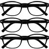 OPULIZE Occhiali Da Lettura Marrone Tartaruga Lettori Valore 3 Pacco Donna Uomo RRR76-222 +2,50