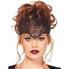 Leg Avenue - Die Cut Royal Crown Costume Head Piece Fermagli e Fermagli, Donna 215422001, Nero, Taglia Unica