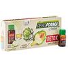 Pesoforma Nature Detox, Estratto di Carciofo Liquido, integratore per Rimettersi in Forma, al Gusto Mela, Formula Green, 6 Flaconcini, confezione per 1 Settimana