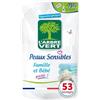 L'Arbre Vert - Ammorbidente per biancheria per pelli sensibili Famiglia/bambino, anche 53 lavaggi, 800 ml