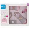 MAM Baby MAM SET BENVENUTO AL MONDO FEMMINA 3 BIBERON + 1 CLIP + 1 SUCCHIETTO