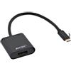 InLine convertitore USB Display, spina USB tipo C a porta DisplayPort (DP Alt Mode), 4K2K, nero, 0.2m