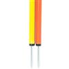 Schiavi Sport Paletto Agility Slalom Arancio H 170cm con punta in acciaio, diametro 32 mm