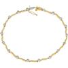 Gioielleria Lucchese Oro Bracciale Tennis Donna Oro Giallo Bianco Diamanti GL100698