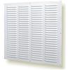 Nordborn Griglia di ventilazione 40 x 40 cm, con rete di protezione dagli insetti, griglia in metallo, ventilazione (40 x 40 cm, colore bianco)