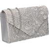 SwankySwans Pochette Rachel Donna, Argento, One Size