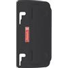 BRUNNEN Baier & Schneider Colour Code - Perforatore tascabile, in plastica, per 2 fogli/spessore: 1 mm, colore: Nero