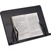 Navaris Leggio Portalibri Tablet e-Reader Libri Cartacei 34 x 24cm - Espositore Legno per Libro Cucina Supporto PC - Cavalletto Inclinazione Regolabile - Nero