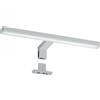 Oktaplex lighting Lampada a specchio LED 30cm 2 in 1 montaggio cromo 6500K bianco freddo 5W 350lm lampada a specchi per bagno