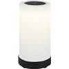 BRILONER - Lampada da tavolo a LED a batteria, dimmerabile, lampada da tavolo a LED in vetro senza fili, funzione touch, 3300K bianco caldo, nero, 245x125 mm (HxD)