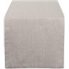 DII Chambray Kitchen, Collezione da Tavolo, Runner da Tavolo, 36 x 189 cm, Colore: Pietra