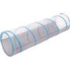 Selonis Pop-Up Tunnel Di Gioco Bambini SENZA Palline Colorate Tubo, Grigio-Blu